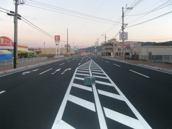 館之馬場通線舗装工事