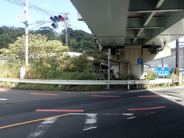 鹿児島東西道路　田上高架橋下部工（Ｐ３～Ｐ４）工事　着工前①