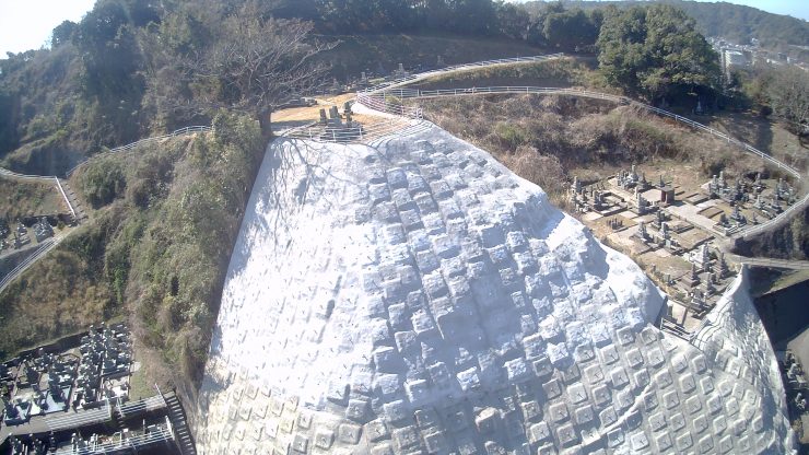 草牟田墓地法面整備工事