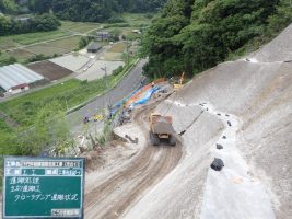 下門仲組線道路改良工事（その１）